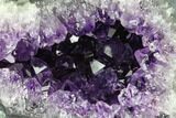 Dark Purple, Amethyst Crystal Cluster - Uruguay #123791-2